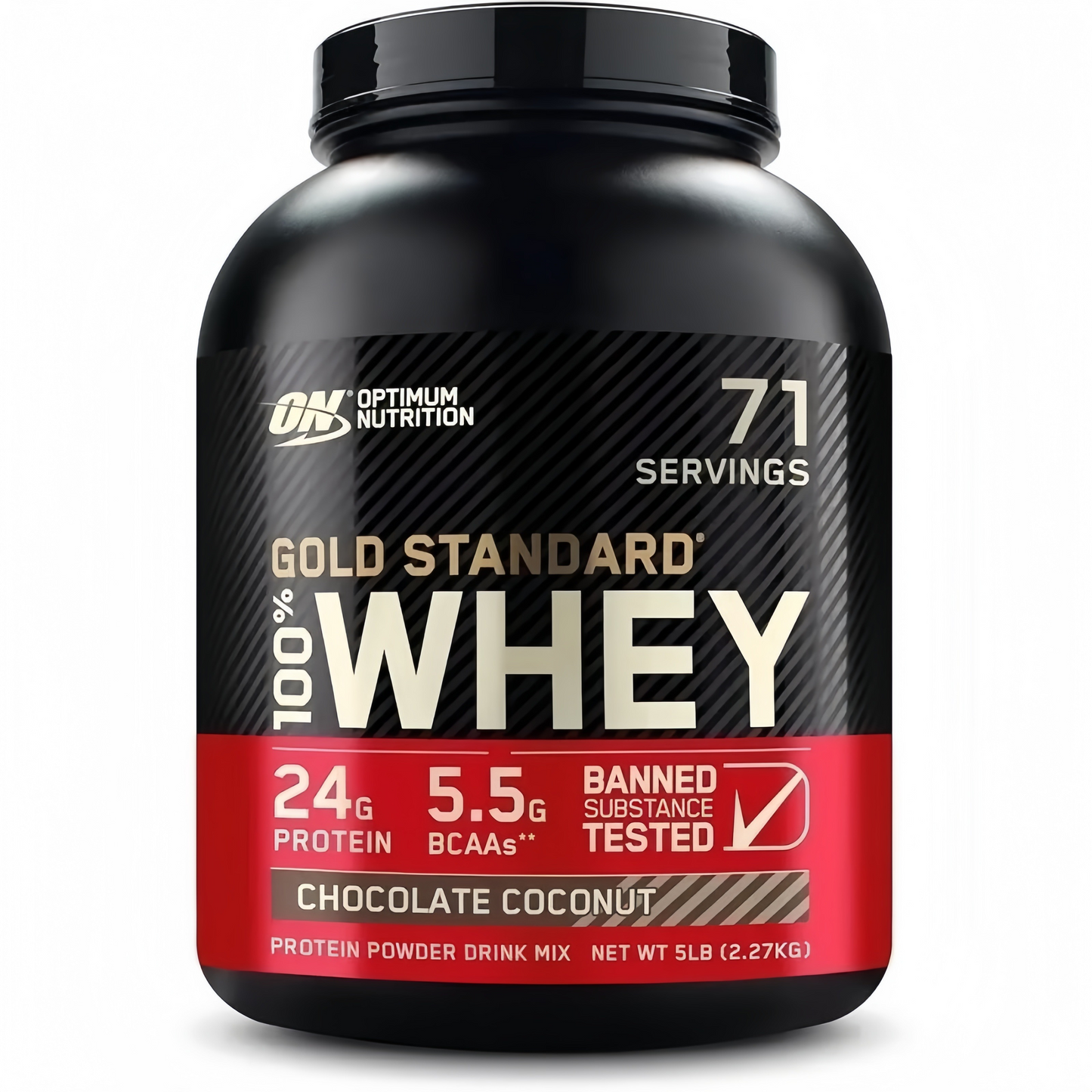5 Pound, Optimum Nutrition Gold Standard 100% Whey Protein Powder