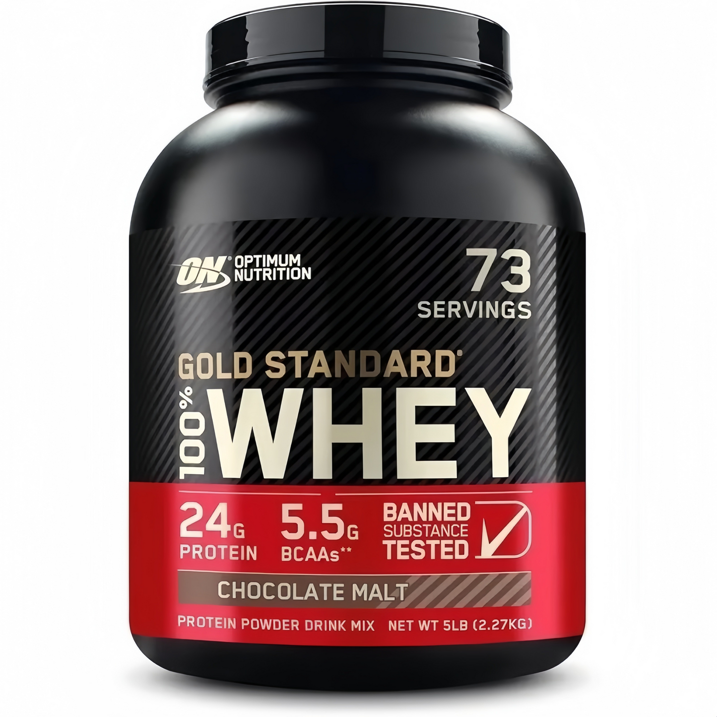5 Pound, Optimum Nutrition Gold Standard 100% Whey Protein Powder