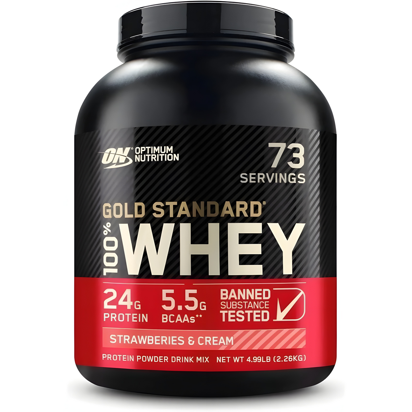5 Pound, Optimum Nutrition Gold Standard 100% Whey Protein Powder