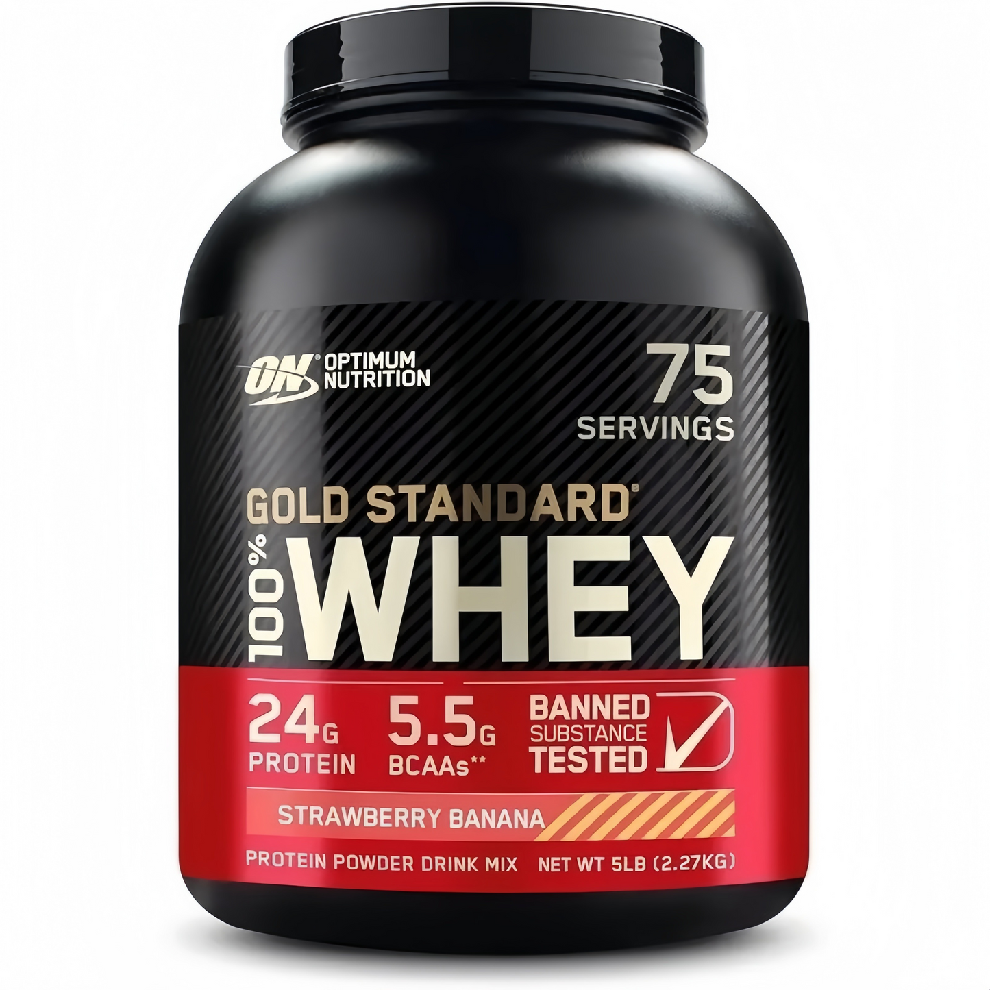 5 Pound, Optimum Nutrition Gold Standard 100% Whey Protein Powder