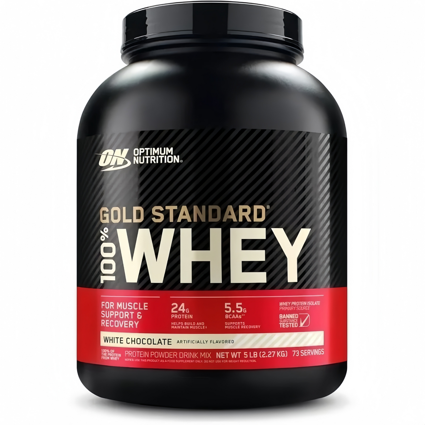 5 Pound, Optimum Nutrition Gold Standard 100% Whey Protein Powder
