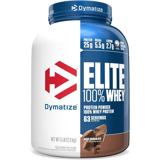 5 Pounds, Dymatize ISO100 Hydrolyzed Protein Powder, 100% Whey Isolate Protein, 25g of Protein